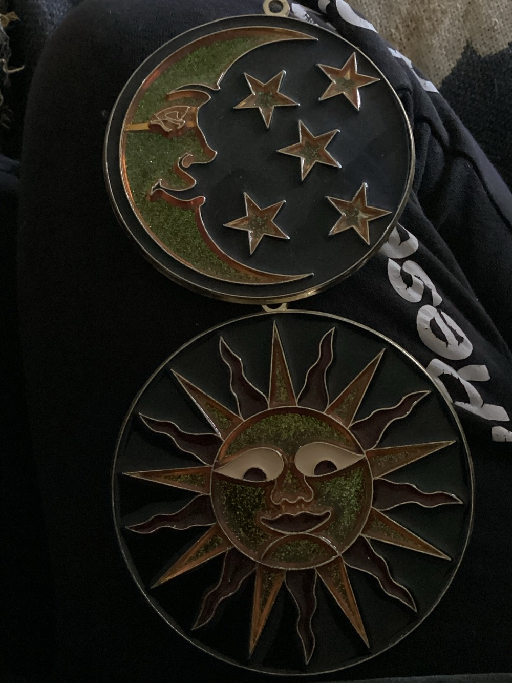 Sun and Moon Metal Sun Catchers